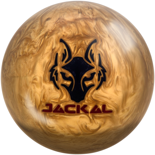 Bowlingball - Bowlingkugel - Motiv - Golden Jackal